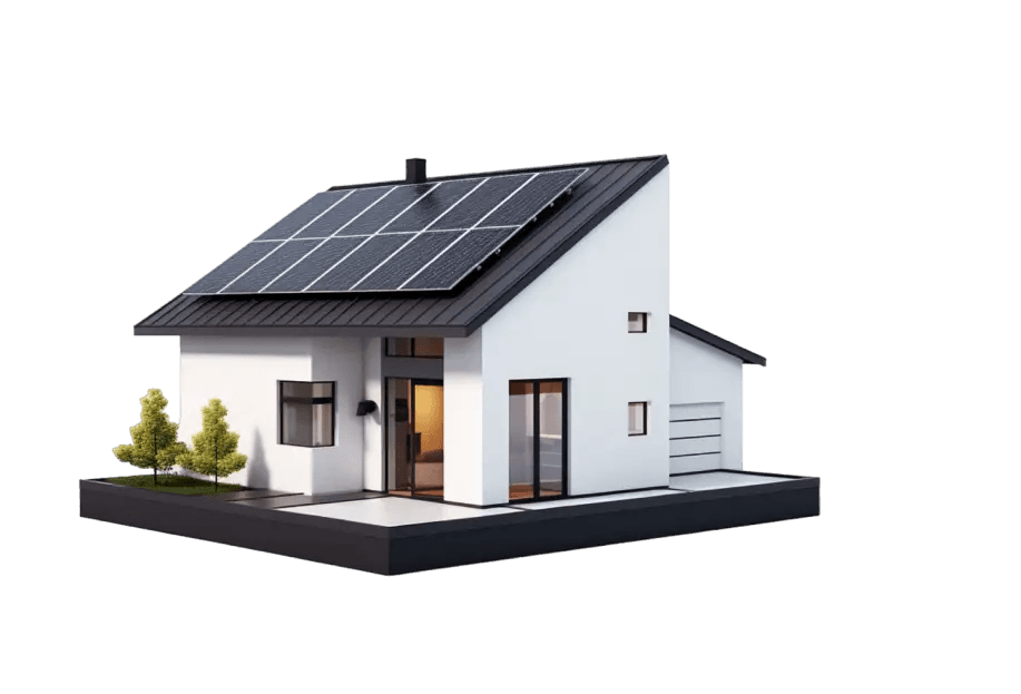 Casa com energia solar