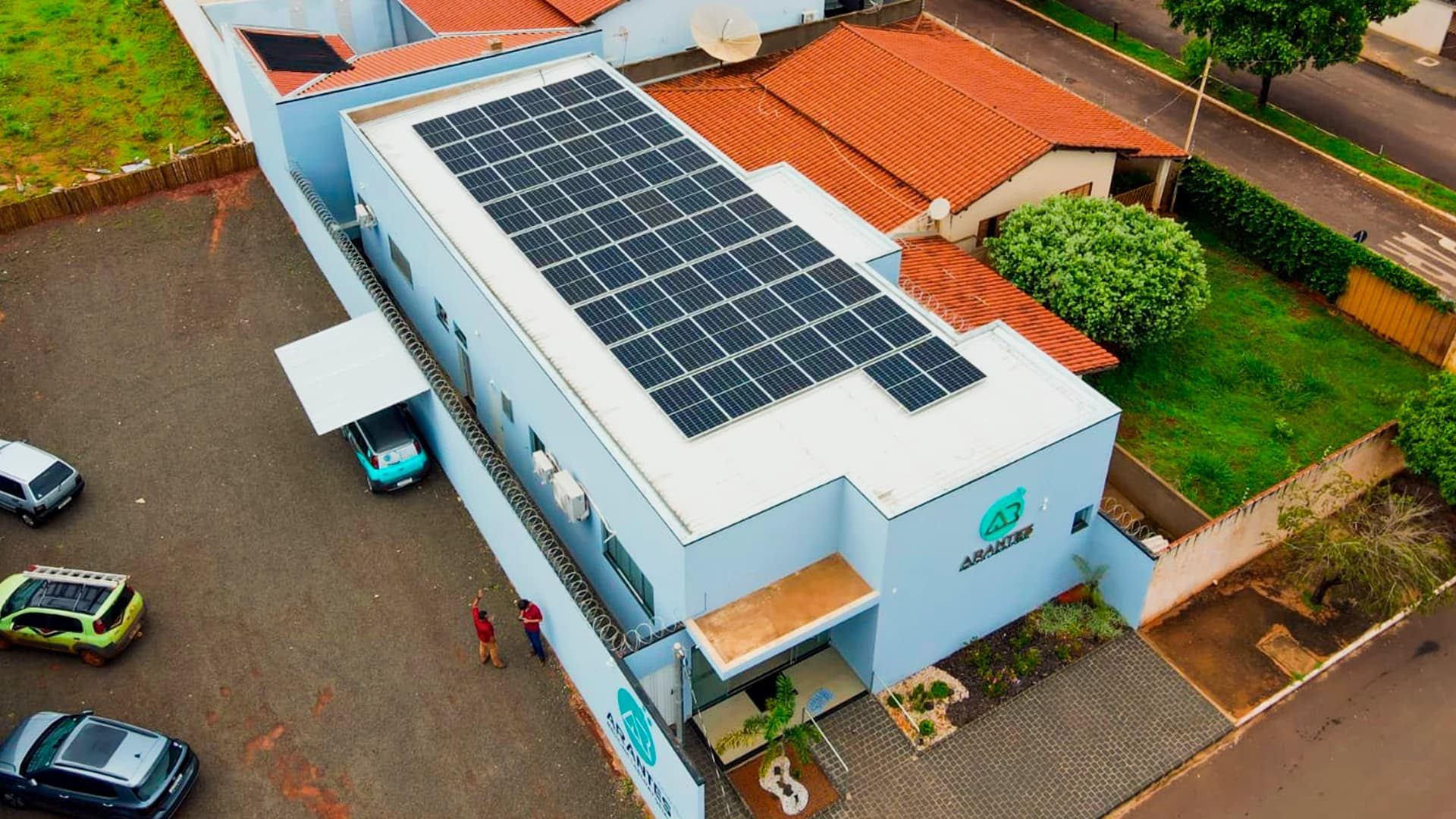 Empresa atendida pela Mensch com sistema solar instalado