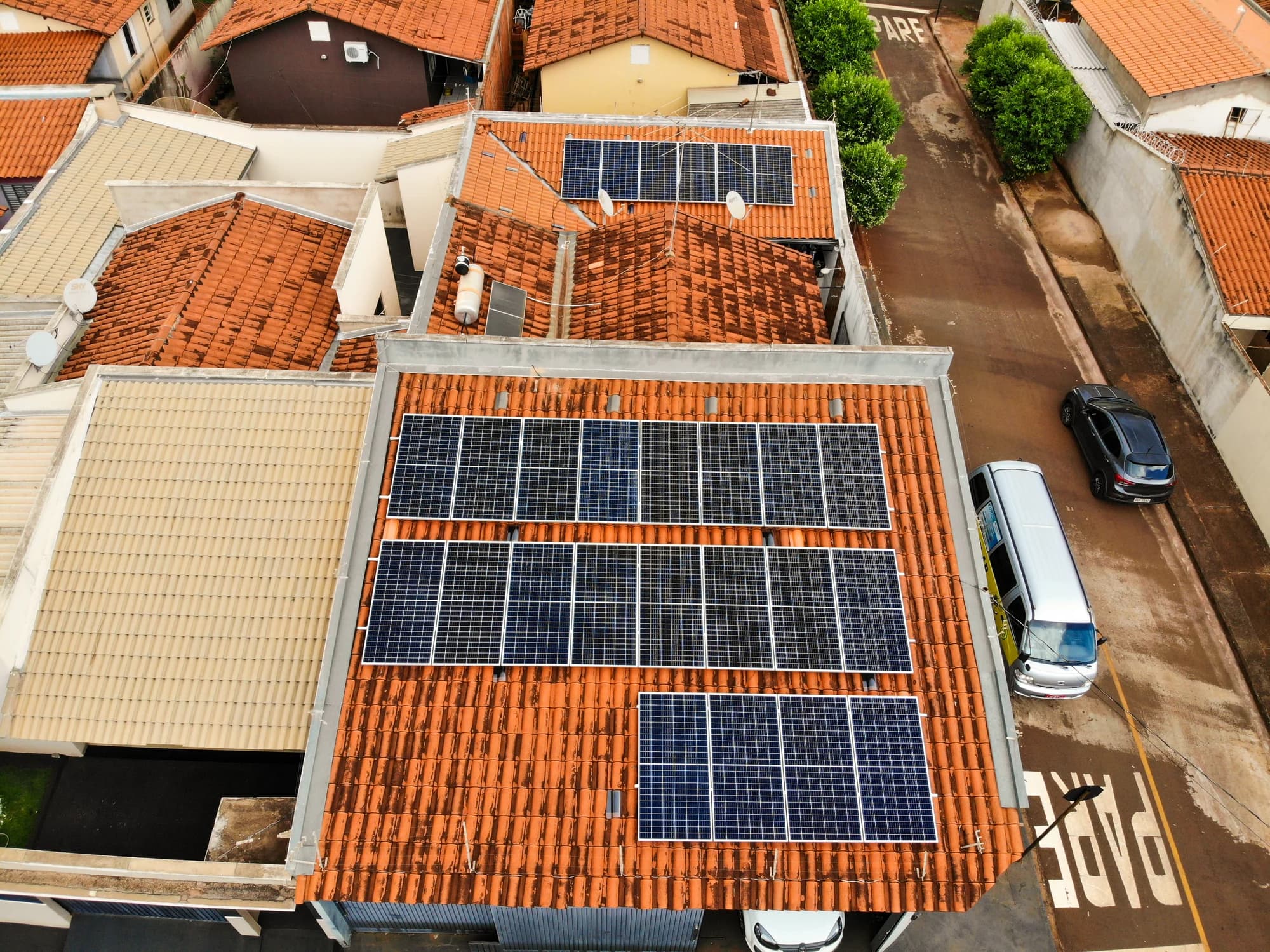 Projeto solar entregue para Tancredo