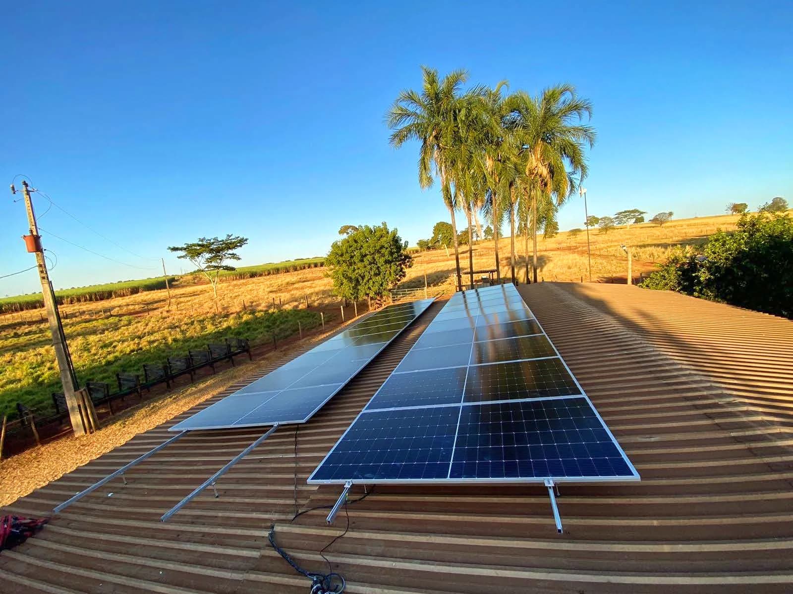 Projeto solar entregue para Tulio Miguel